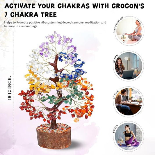 Tree of Life for Positive Energy Crystals and Healing Stones, Money Tree, Room Decor Healing Crystals, Spiritual Gifts