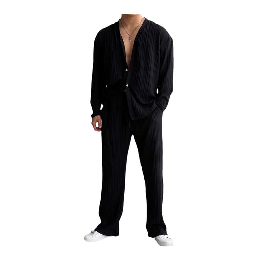 shirt long sleeve trousers cool men’s summer outer